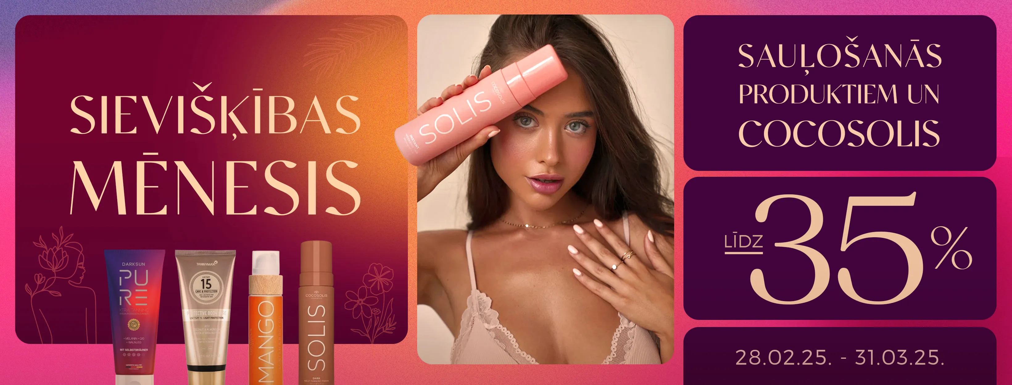 Crystal cosmetics banner